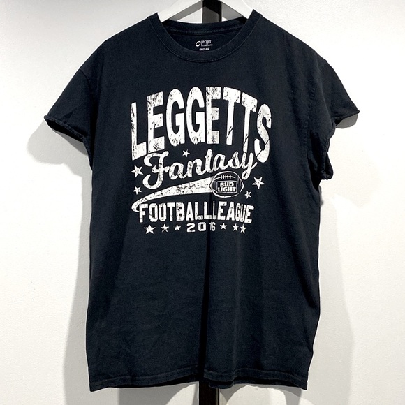 Vintage Port & Company Black NFL Leggetts Fantasy Bud Light Football Men's L ! - Picture 3 of 10